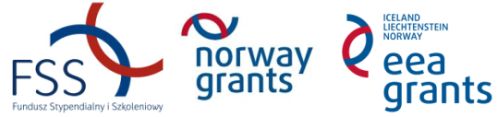 logo Funduszu Stypendialnego i Szkoleniowego, logo Norway grants, logo eea grants, 